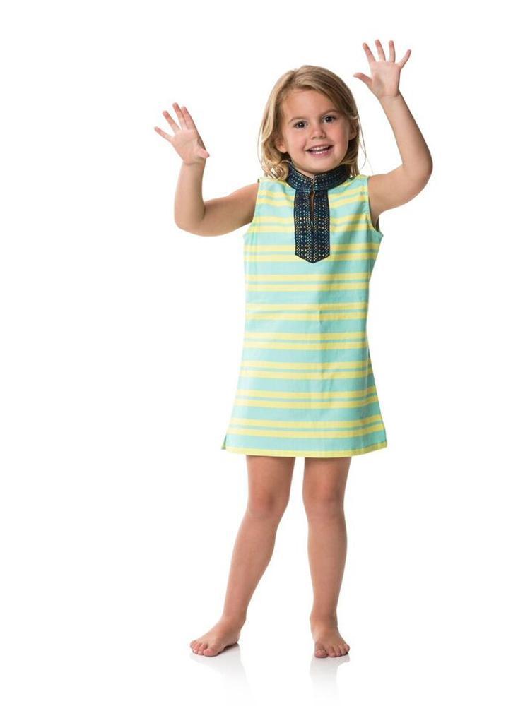 Sail to Sable Girls' Silly at the Straight Wharf Tunic - Saint Bernard