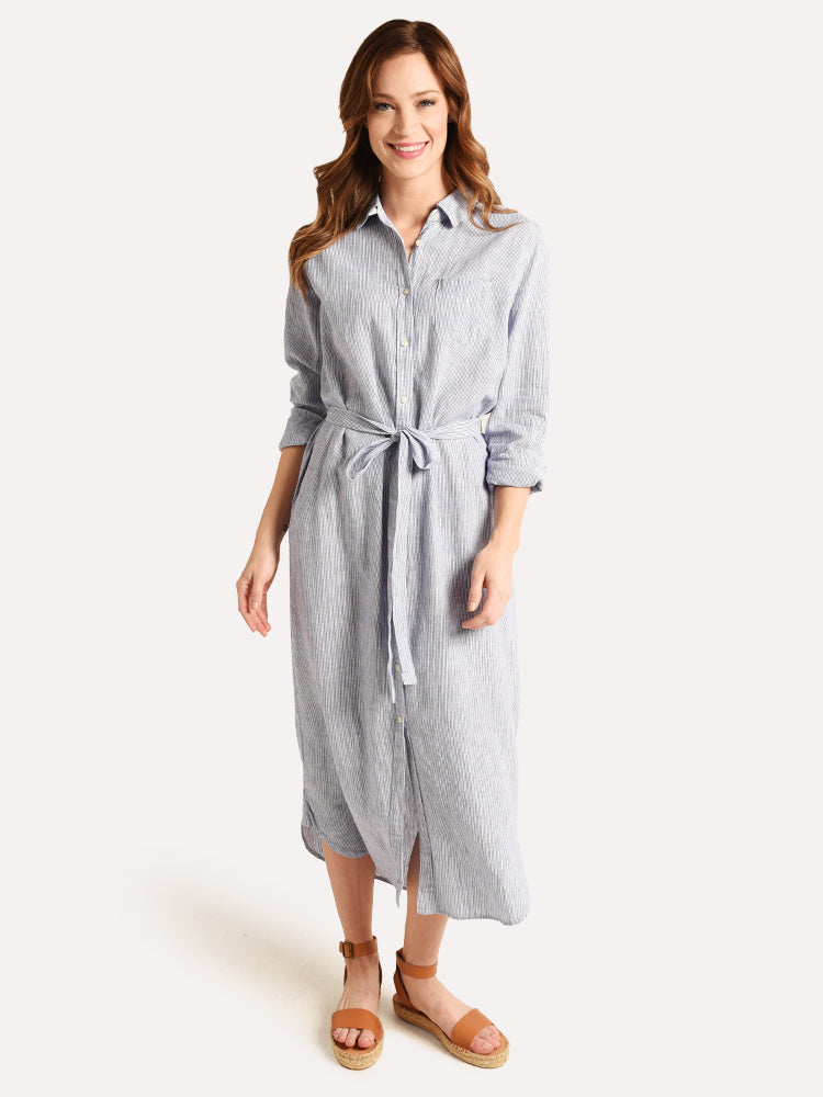 Trovata Kelly Long Shirtdress - Saint Bernard