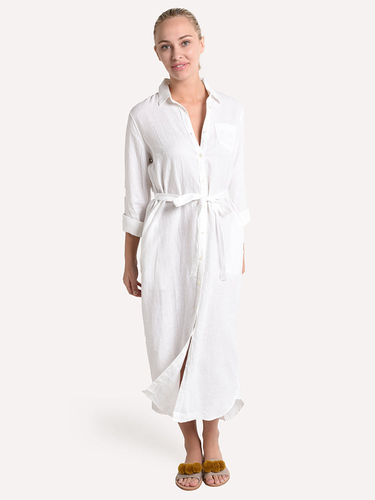 Trovata Kelly Long Shirtdress - Saint Bernard