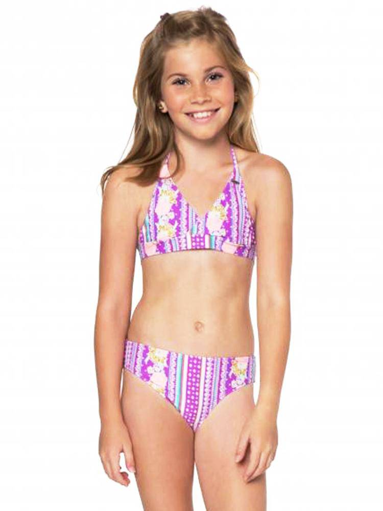 O'Neill Girls' Carli Bralette Top Swim Set - Saint Bernard