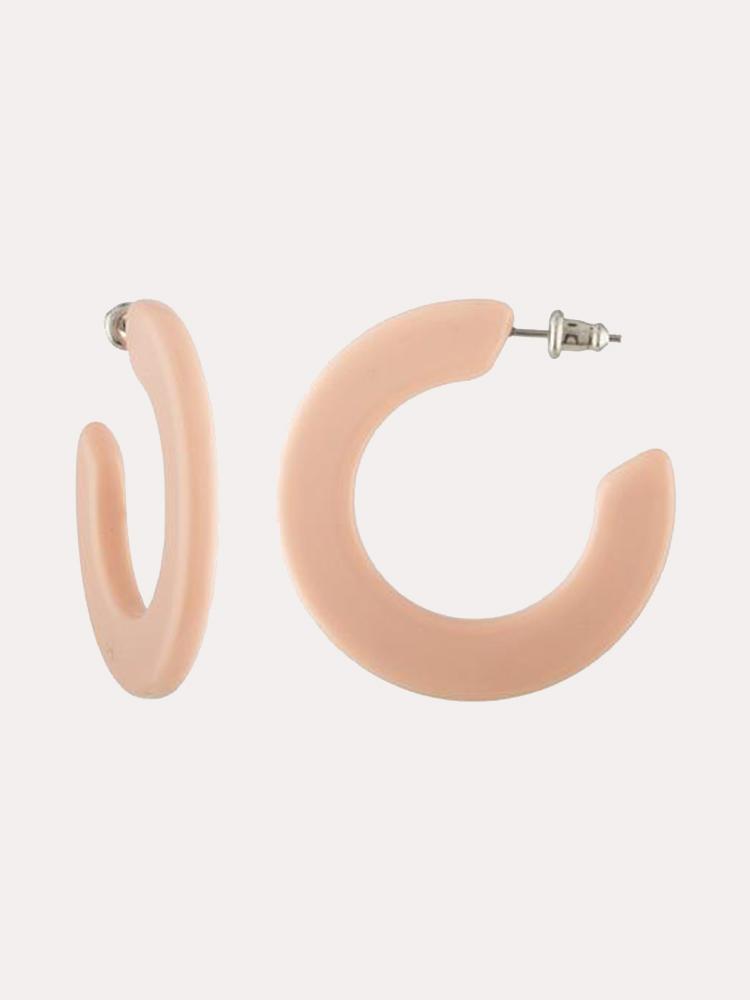 Machete Kate Hoop Earrings In Rose - Saint Bernard