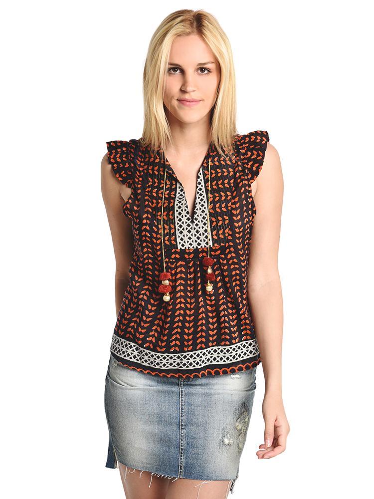 Alicia Bell Flutter Tank Tunic - Saint Bernard