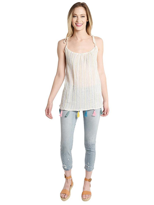 Alicia Bell Tassel Top