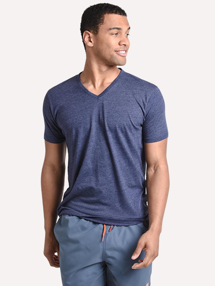 The Normal Brand Hamlin Jersey V Neck - Saint Bernard