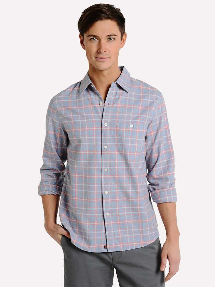 The Normal Brand Men's Jasper Button Down Shirt - Saint Bernard