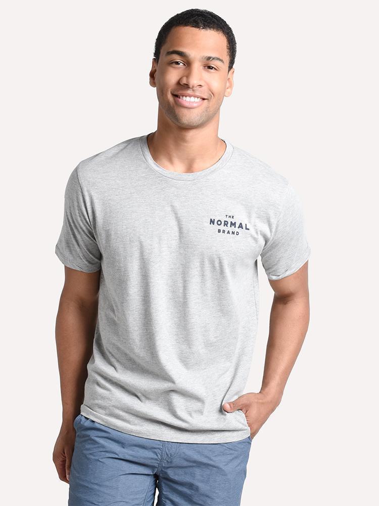 The Normal Brand Short Sleeve Landscape Tee - Saint Bernard