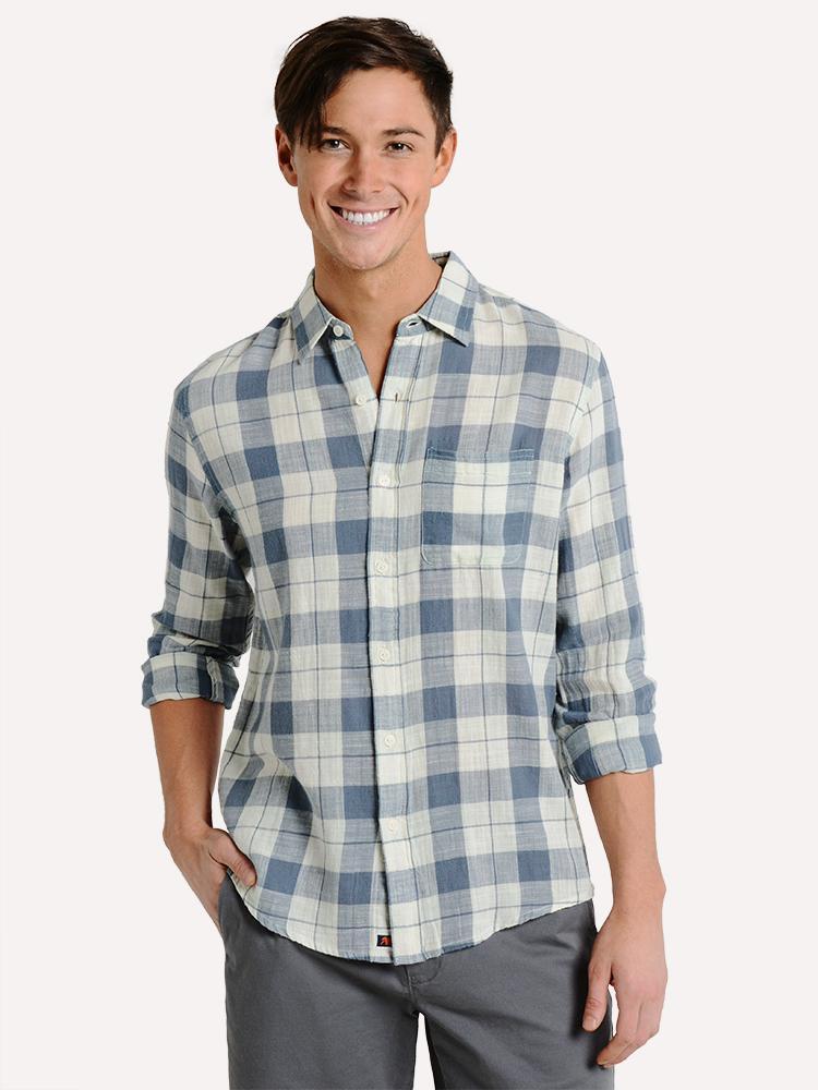 The Normal Brand Men's Skipper Button Down Shirt - Saint Bernard