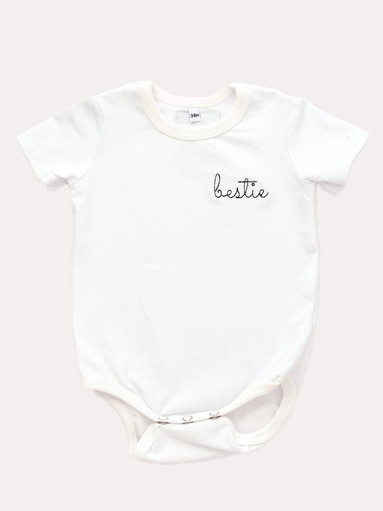 Early Riser Bestie Onesie - Saint Bernard