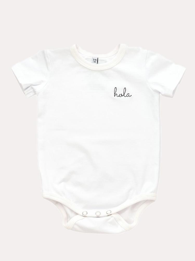 Early Riser Hola Onesie - Saint Bernard