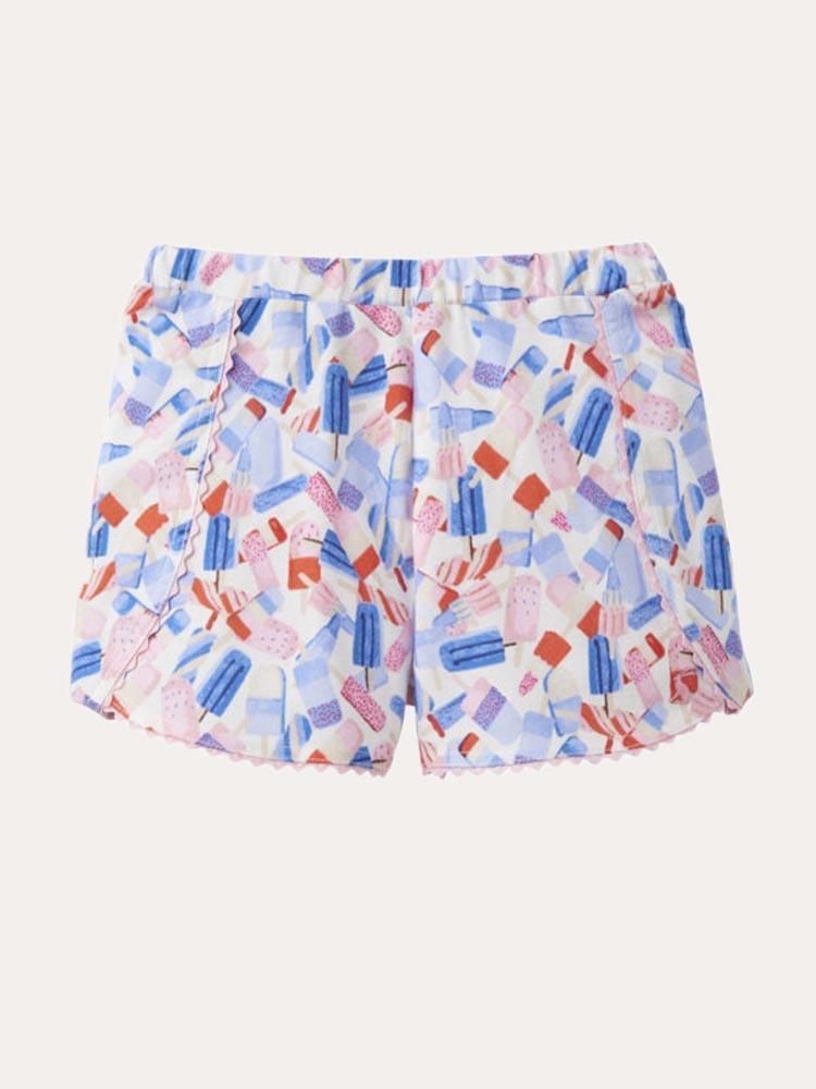 Joules Little Girls' Suzette Shorts - Saint Bernard