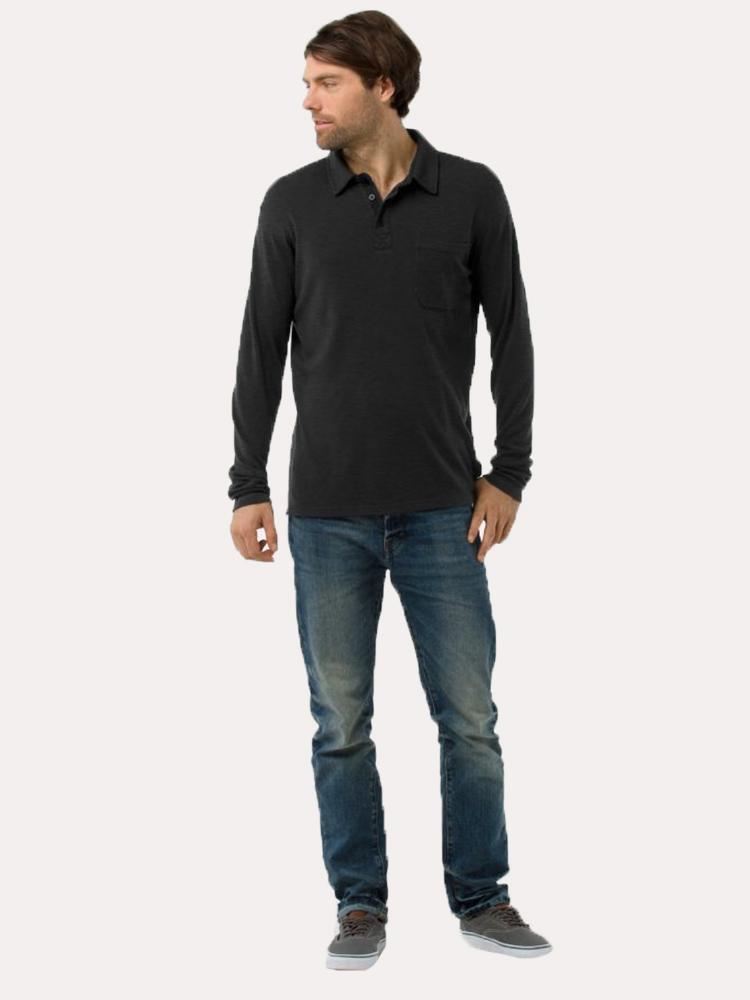 Smartwool Men's Merino 250 Long Sleeve Polo Shirt - Saint Bernard