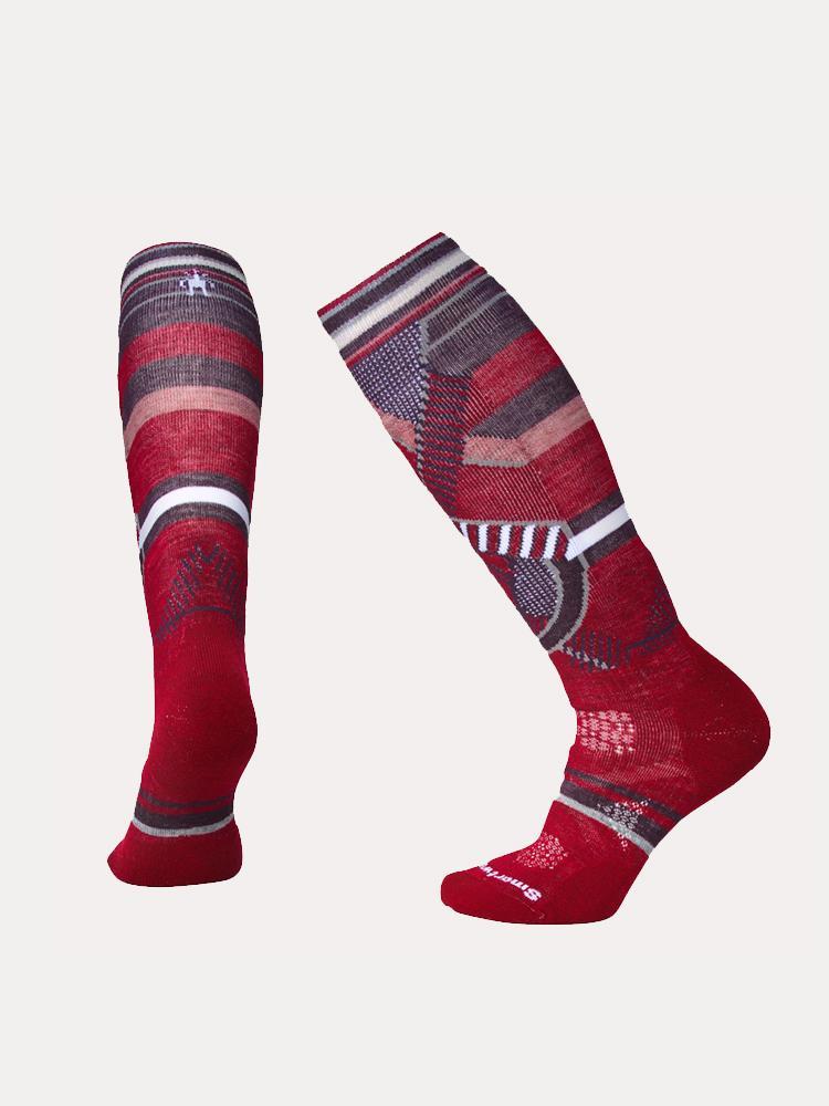 Smartwool Women's PhD Ski Medium Pattern Socks - Saint Bernard