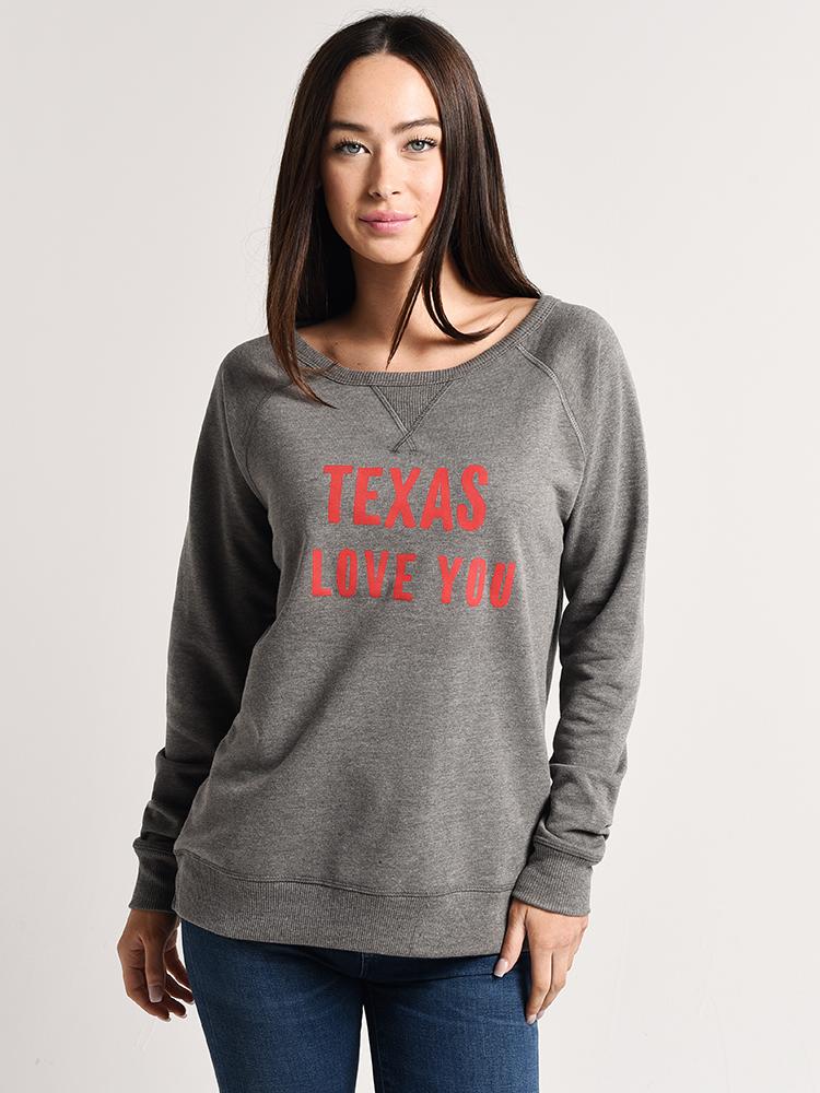 Parker Thatch Texas I Love You Sweatshirt - Saint Bernard