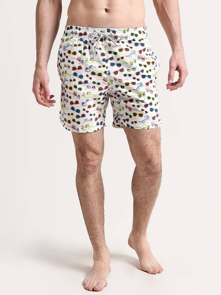 Michael's Swimwear Men's Sunglasses Swim Trunk - Saint Bernard