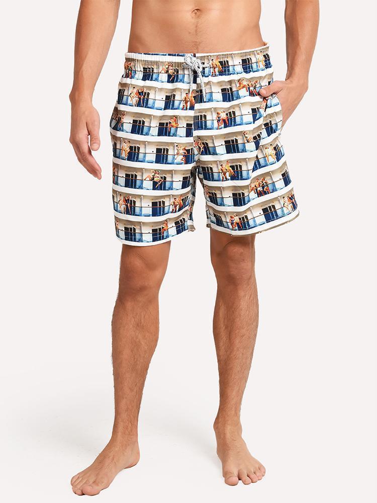 Michaels Swimwear Spring Break Swim Trunk - Saint Bernard