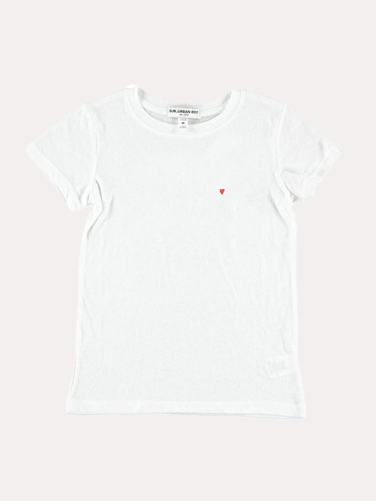 Sub_Urban Riot Girls' Heart Embroidered Tee