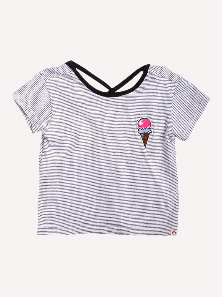 Appaman Girls' Casey Tee - Saint Bernard