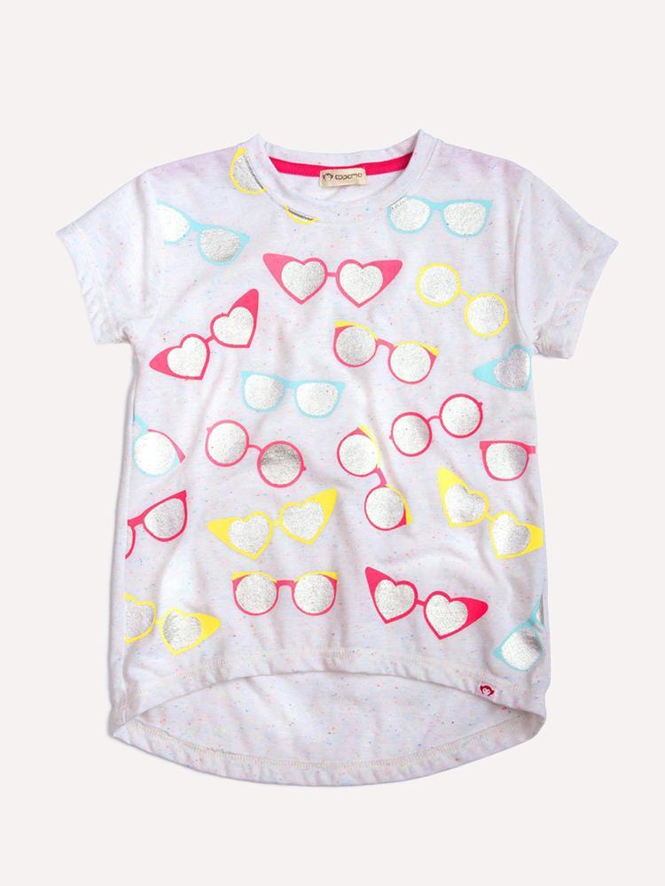 Appaman Girls' Fashion Shades Circle Tee - Saint Bernard