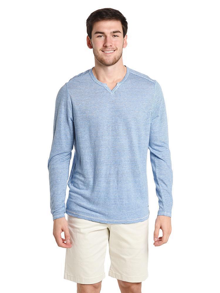 Tommy Bahama Social Slub Henley - Saint Bernard
