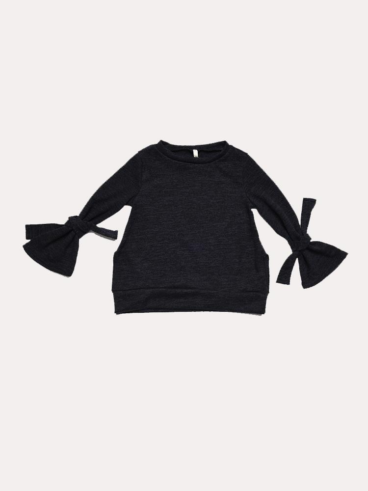 GTOG Girls' Solid Tie Sleeve Top - Saint Bernard
