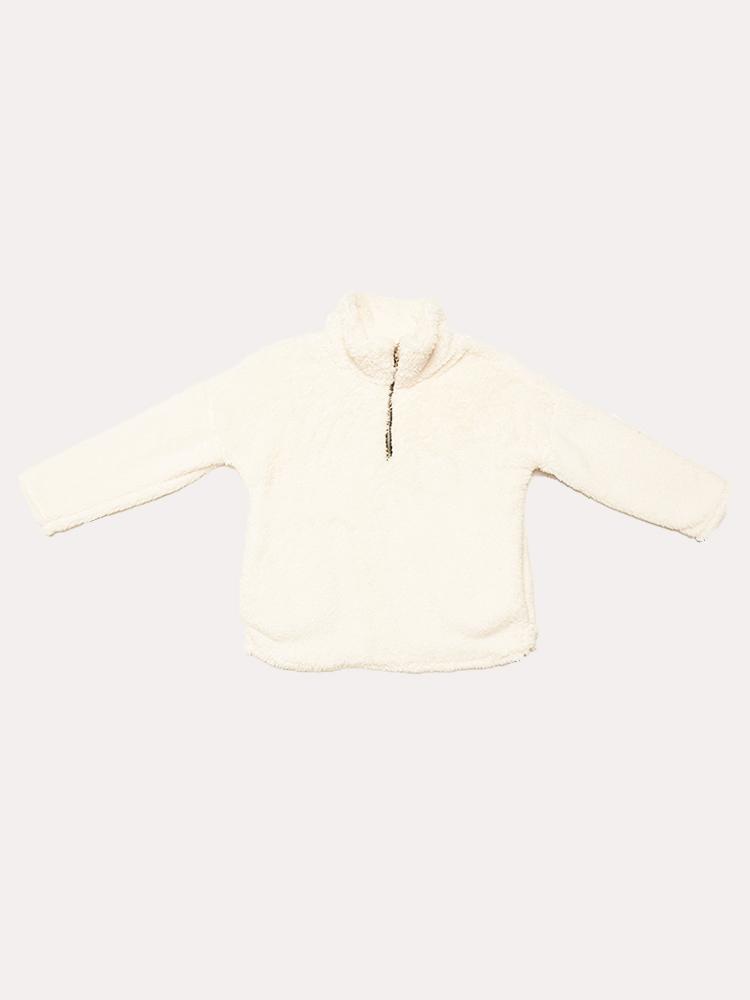 GTOG Girls' Fuzzy Pullover - Saint Bernard