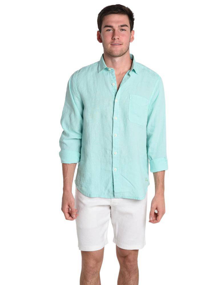 Tommy Bahama Long Sleeve Seaspray Breezer - Saint Bernard