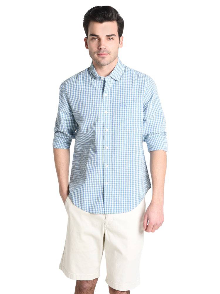 Tommy Bahama Men's Key Largo Check Button Down Shirt - Saint Bernard