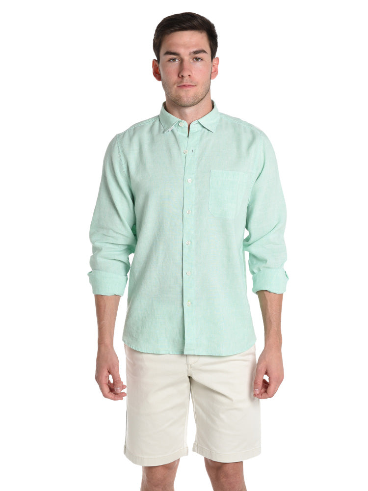 Tommy Bahama Men's Lanai Tides Stretch-Linen Shirt
