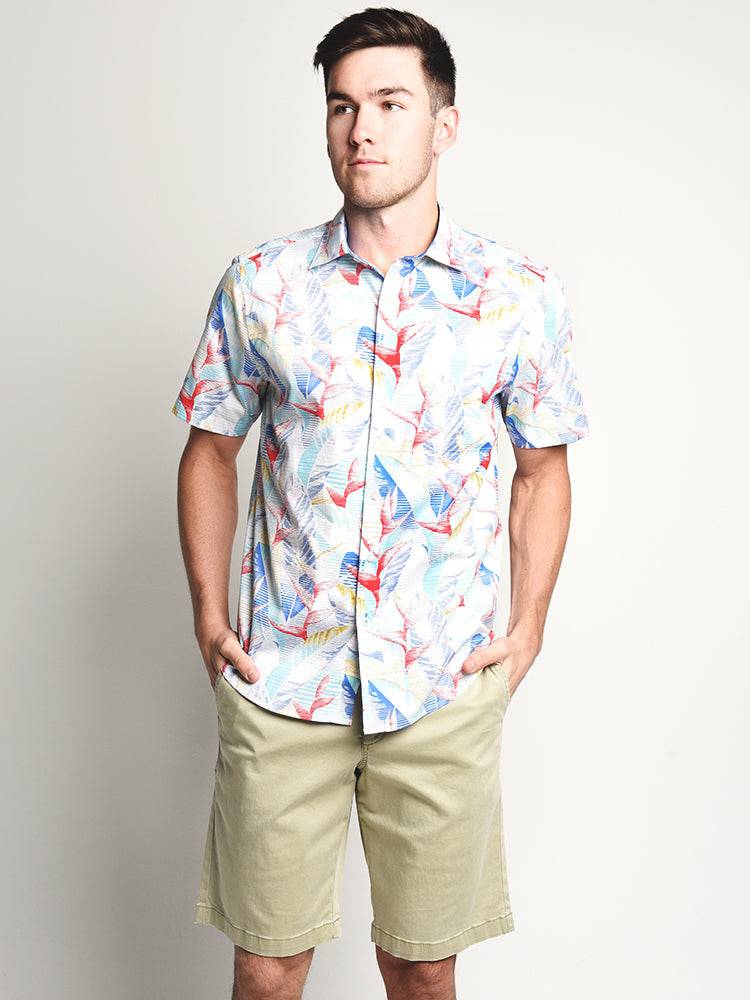 Tommy Bahama Men's Nueva Vida Floral Shirt - Saint Bernard