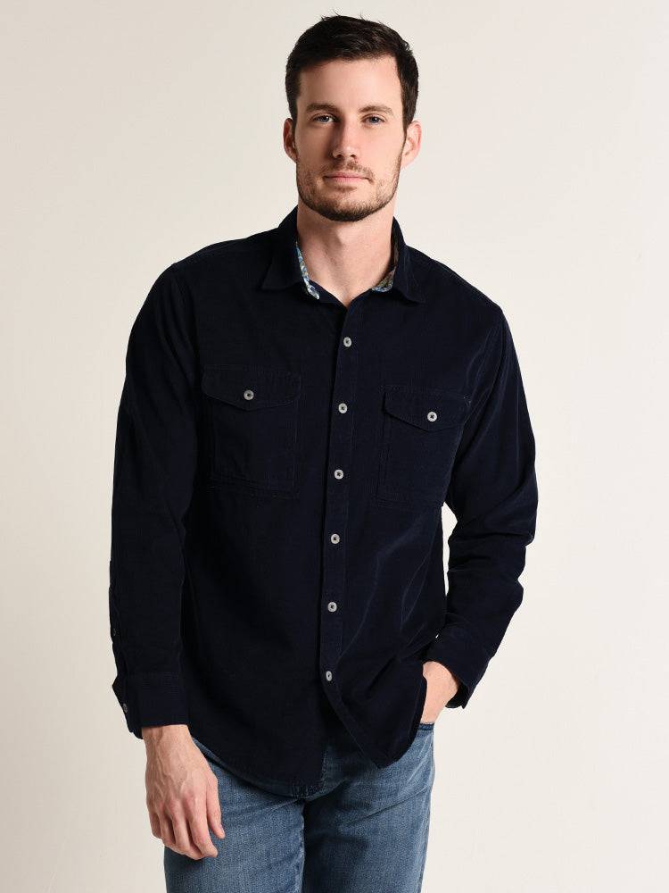 Tommy Bahama Men's Sun Coast Corduroy Shirt - Saint Bernard