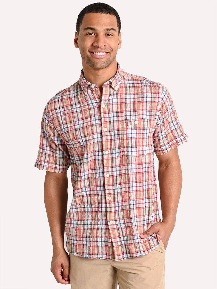 Tommy Bahama Men's Pariano Plaid Shirt - Saint Bernard