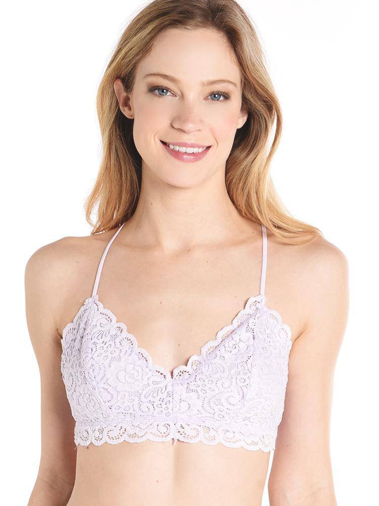 Wishlist Caged Back Lace Bralette - Saint Bernard