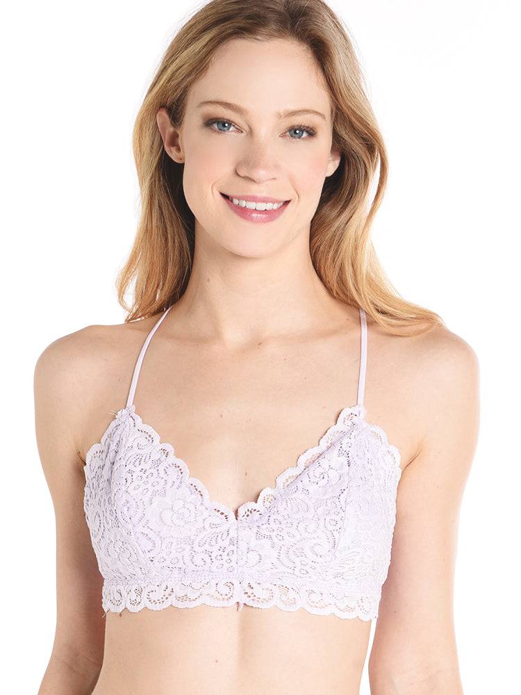 Wishlist Caged Back Lace Bralette - Saint Bernard