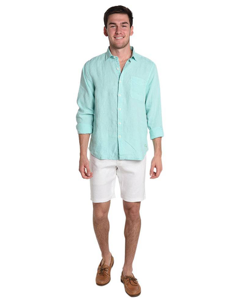 tommy bahama dress shorts Tommy Bahama Khaki Golf Dress Shorts Men Size 34 Cotton Spandex Blend 11" Inseam