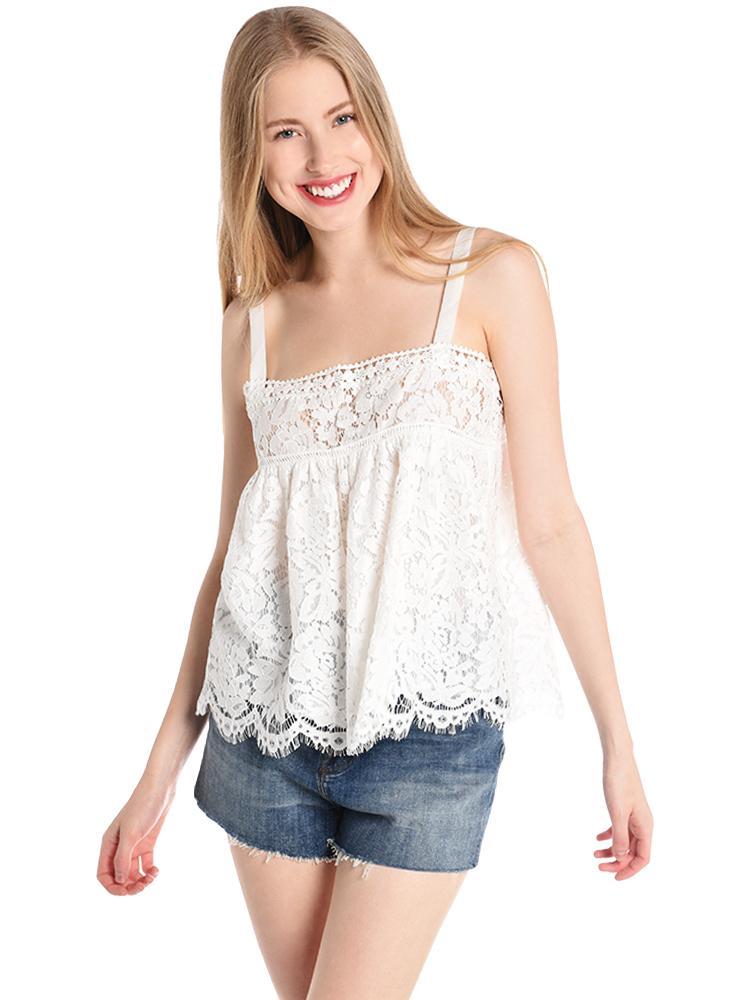 Re: Named Sonya Lace Tank - Saint Bernard