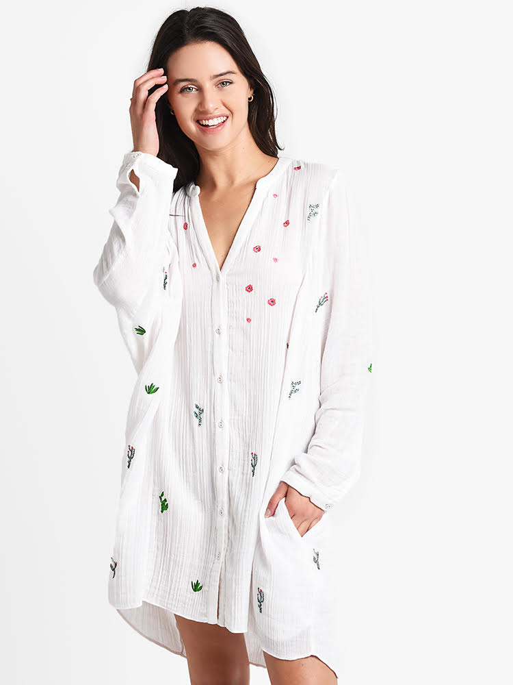 Whim Women's Thomspon Shirt Dress - Saint Bernard