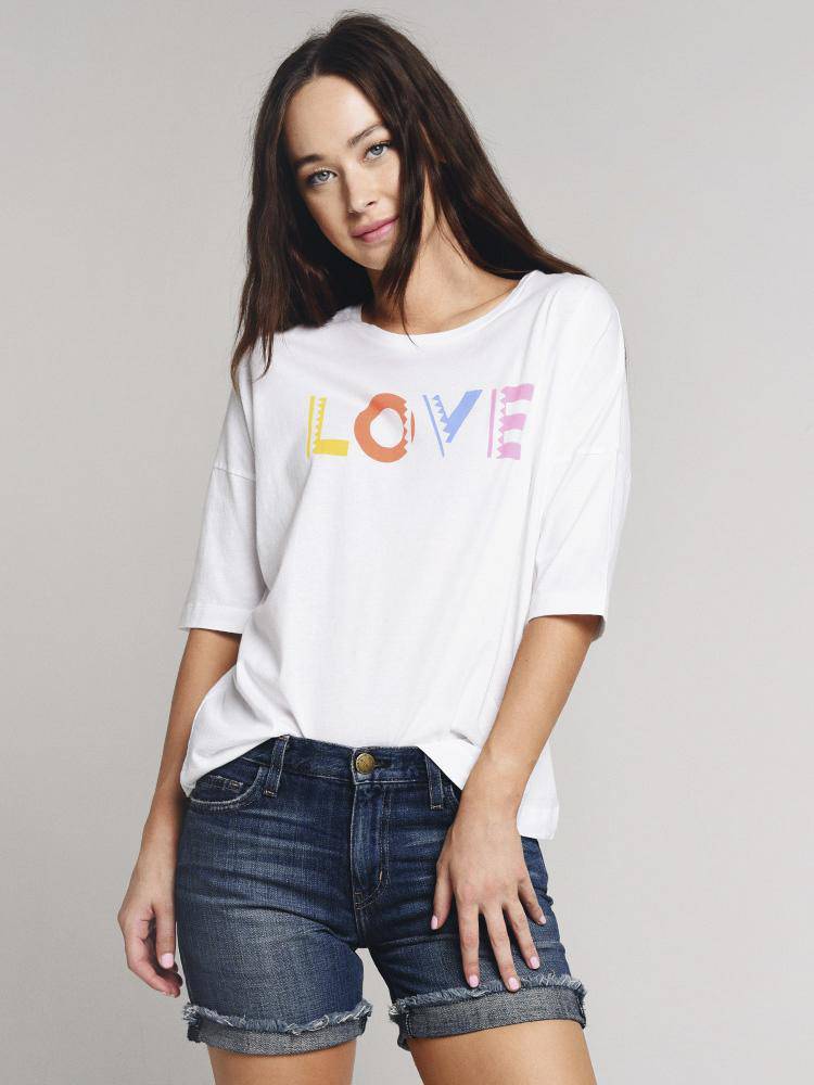 Chinti & Parker Short Sleeve Love Tee - Saint Bernard