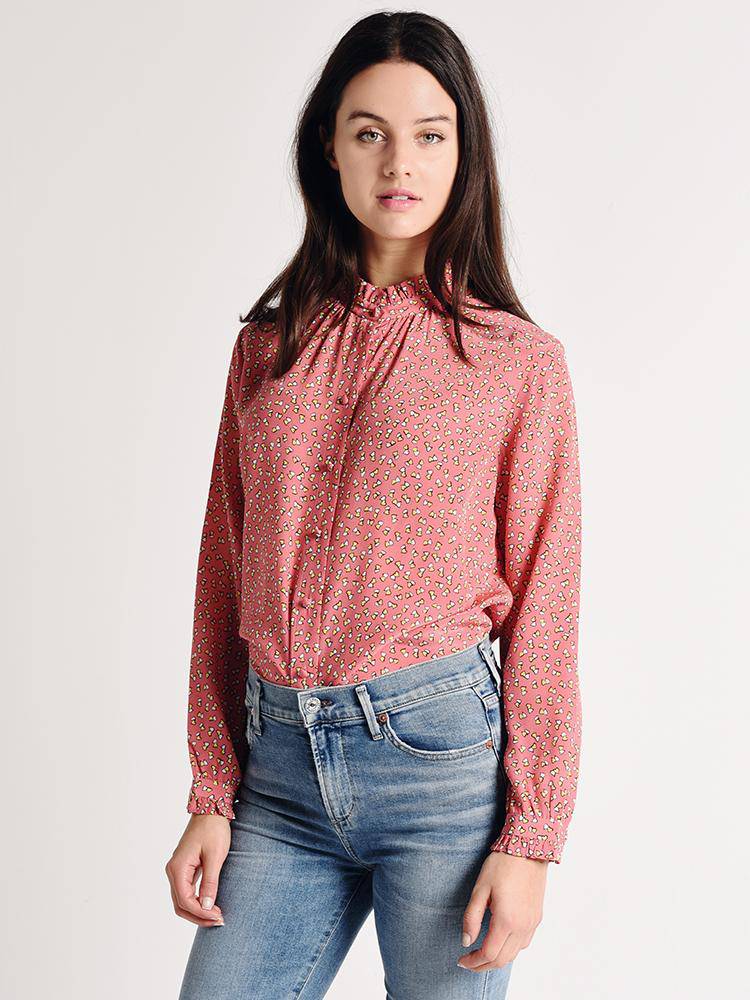 Chinti & Parker Twin Heart Tunic Shirt - Saint Bernard