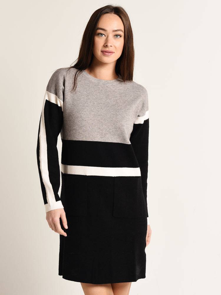 THML Stripe Sweater Dress - Saint Bernard