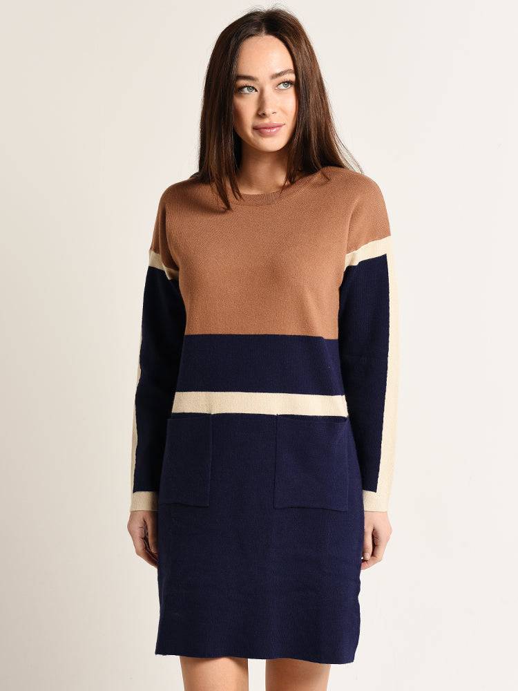 THML Stripe Sweater Dress - Saint Bernard
