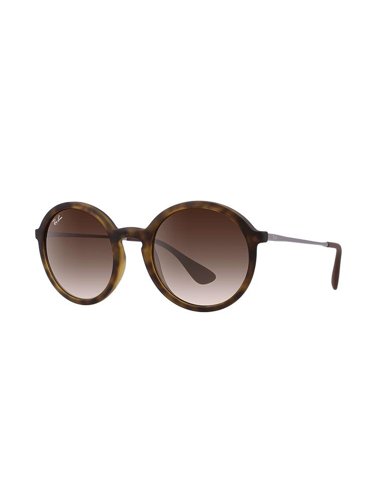 Ray-Ban Brown Gradient Round Sunglasses