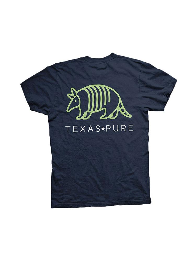Texas Pure Neon Dillo Tee - Saint Bernard