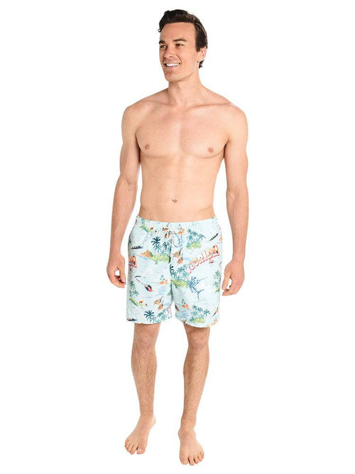 Tommy Bahama Men's Naples Florida Seas Swim Trunks