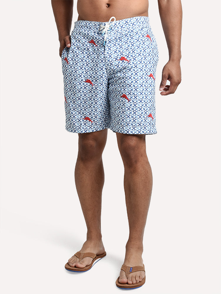 Tommy Bahama Men's Baja Marlin Modena Swim Short - Saint Bernard