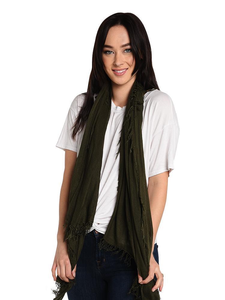 Blue Pacific Olive Tissue Scarf