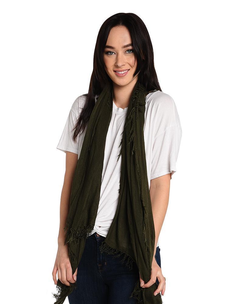 Blue Pacific Olive Tissue Scarf - Saint Bernard