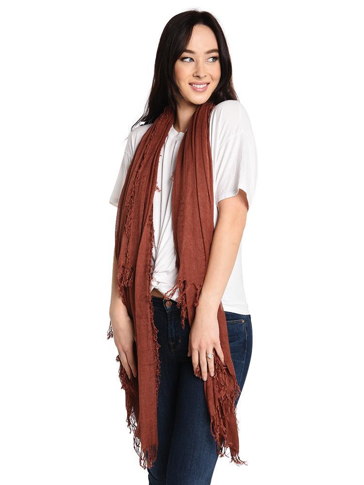 Blue Pacific Rust Tissue Scarf