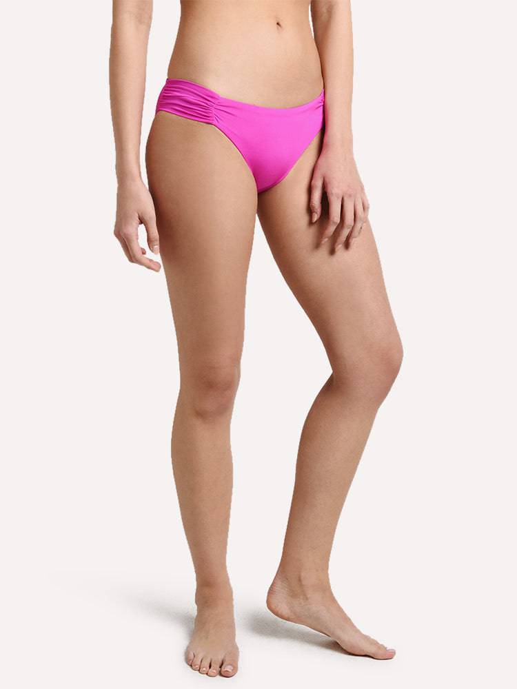 Trina Turk Key Solids Shirred Side Hipster - Saint Bernard