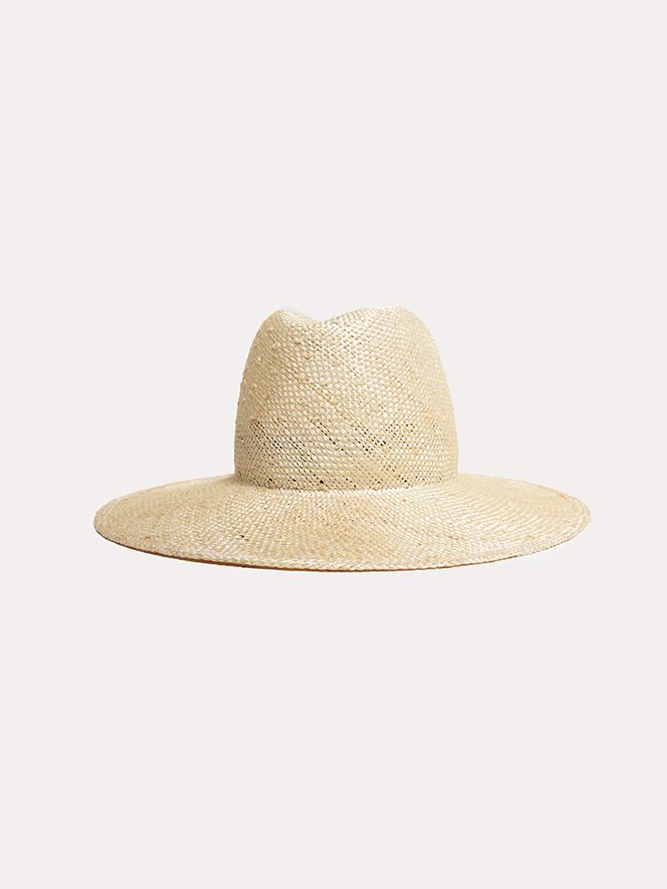 Lovely Bird Tulum Sisal Straw Fedora - Saint Bernard