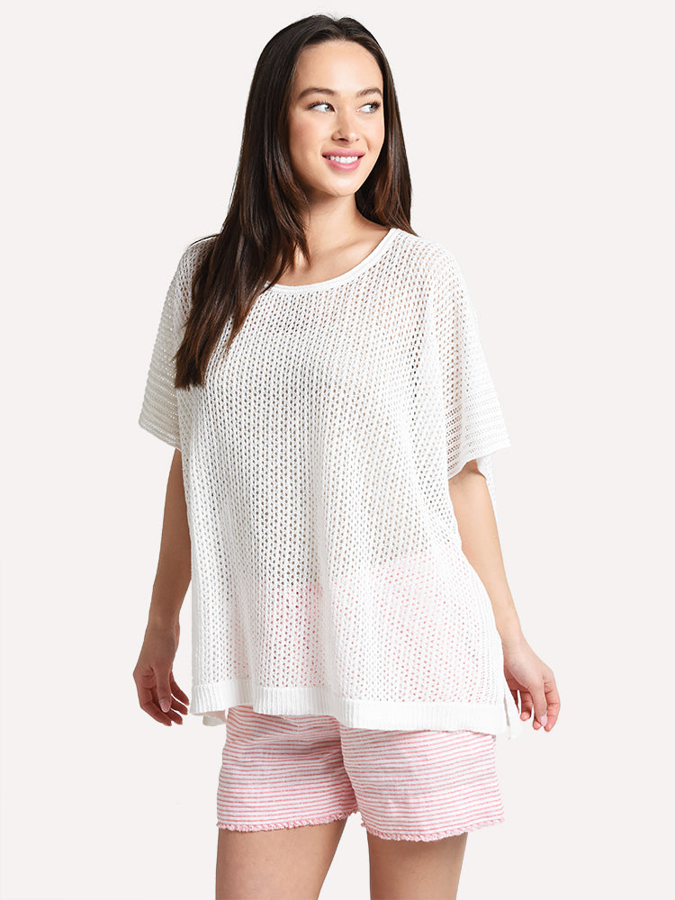 Tommy Bahama Women's Cedar Weekend Poncho - Saint Bernard